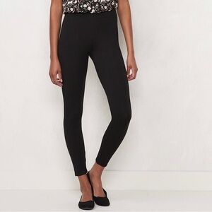 New Lauren Conrad LC Mid Rise Black Leggings Size XS Short NWT